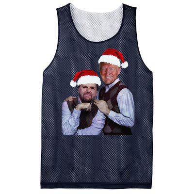 Trump Vance 2024 Brothers Santa Funny Trump Vance Christmas Mesh Reversible Basketball Jersey Tank