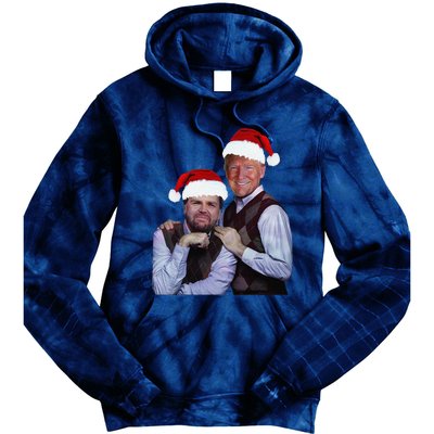 Trump Vance 2024 Brothers Santa Funny Trump Vance Christmas Tie Dye Hoodie