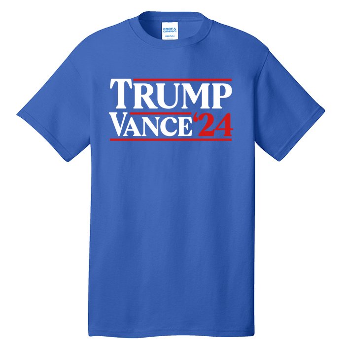 Trump Vance 2024 Donald Trump J D Vance For President Gift Tall T-Shirt