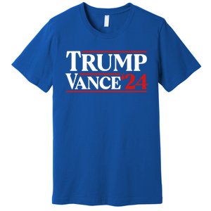 Trump Vance 2024 Donald Trump J D Vance For President Gift Premium T-Shirt