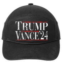 Trump Vance 24 Vintage Retro 2024 7-Panel Snapback Hat