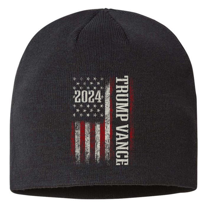 Trump Vance 2024 President Trump Supporter Re Election Sustainable Beanie