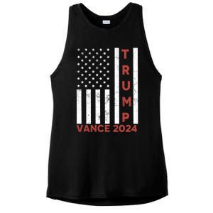 Trump Vance 2024 Ladies PosiCharge Tri-Blend Wicking Tank