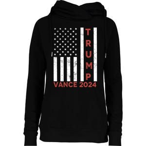 Trump Vance 2024 Womens Funnel Neck Pullover Hood