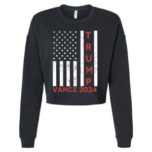 Trump Vance 2024 Cropped Pullover Crew