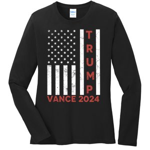 Trump Vance 2024 Ladies Long Sleeve Shirt