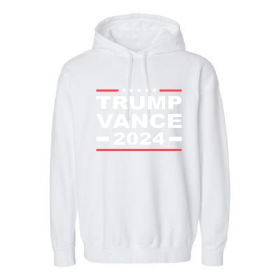 Trump Vance 2024 For President Vp Usa Election Patriotic Gift Garment-Dyed Fleece Hoodie