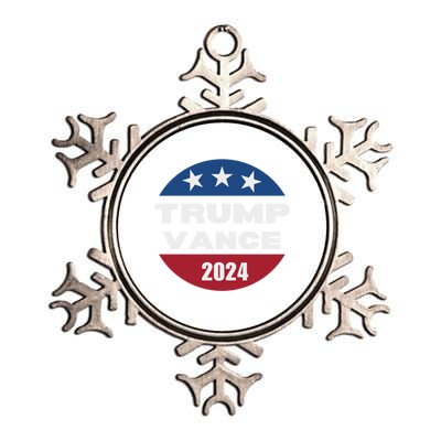 Trump Vance 2024 Funny Gift Metallic Star Ornament