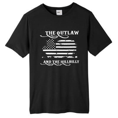 Trump Vance 2024 Outlaw Hillbilly Tall Fusion ChromaSoft Performance T-Shirt