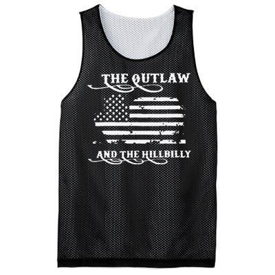 Trump Vance 2024 Outlaw Hillbilly Mesh Reversible Basketball Jersey Tank