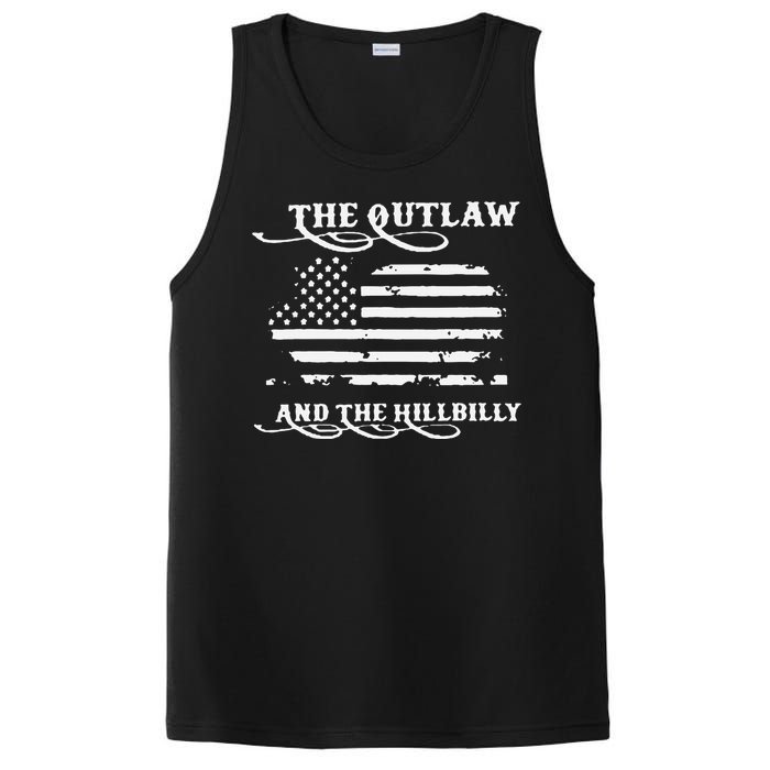 Trump Vance 2024 Outlaw Hillbilly PosiCharge Competitor Tank