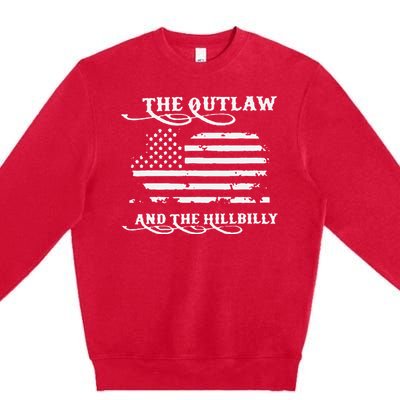 Trump Vance 2024 Outlaw Hillbilly Premium Crewneck Sweatshirt