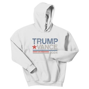 Trump Vance 2024 Retro Stripe Trump Jd Vance Kids Hoodie