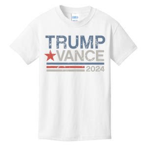 Trump Vance 2024 Retro Stripe Trump Jd Vance Kids T-Shirt