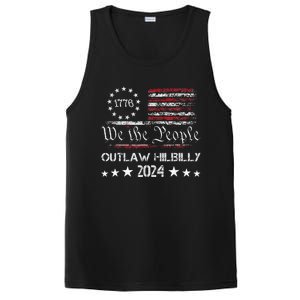 Trump Vance 2024 Donald Trump J.D. Vance Outlaw Hillbilly PosiCharge Competitor Tank