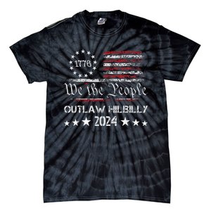 Trump Vance 2024 Donald Trump J.D. Vance Outlaw Hillbilly Tie-Dye T-Shirt