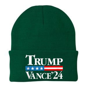 Trump Vance 2024 For President Vp Usa Election Patriotic Knit Cap Winter Beanie