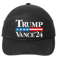 Trump Vance 2024 For President Vp Usa Election Patriotic 7-Panel Snapback Hat