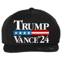 Trump Vance 2024 For President Vp Usa Election Patriotic Wool Snapback Cap