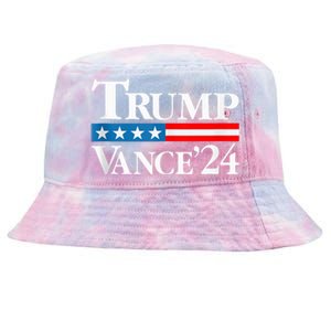 Trump Vance 2024 For President Vp Usa Election Patriotic Tie-Dyed Bucket Hat