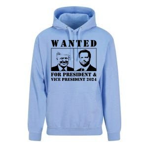 Trump Vance 2024 Wanted For President & Vice President 2024 Trump Vance Maga Unisex Surf Hoodie