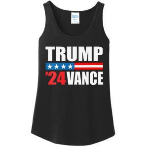 Trump Vance 2024 For President Vp Usa Election Patriotic Ladies Essential Tank