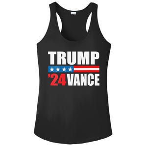 Trump Vance 2024 For President Vp Usa Election Patriotic Ladies PosiCharge Competitor Racerback Tank