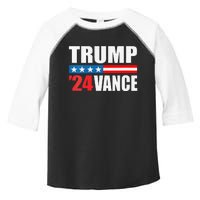 Trump Vance 2024 For President Vp Usa Election Patriotic Toddler Fine Jersey T-Shirt