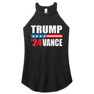 Trump Vance 2024 For President Vp Usa Election Patriotic Women's Perfect Tri Rocker Tank