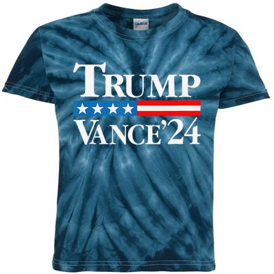 Trump Vance 2024 For President Vp Usa Election Patriotic Kids Tie-Dye T-Shirt