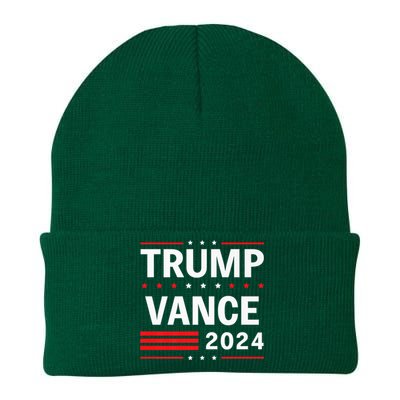 Trump Vance 2024 Vice President America Flag Usa Vote Knit Cap Winter Beanie