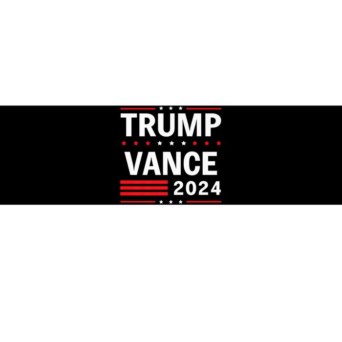 Trump Vance 2024 Vice President America Flag Usa Vote Bumper Sticker