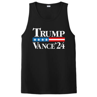 Trump Vance 2024 For President Vp Usa Election Patriotic PosiCharge Competitor Tank