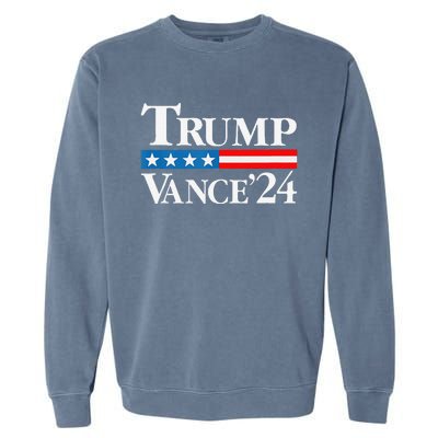 Trump Vance 2024 For President Vp Usa Election Patriotic Garment-Dyed Sweatshirt