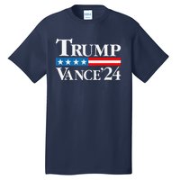 Trump Vance 2024 For President Vp Usa Election Patriotic Tall T-Shirt