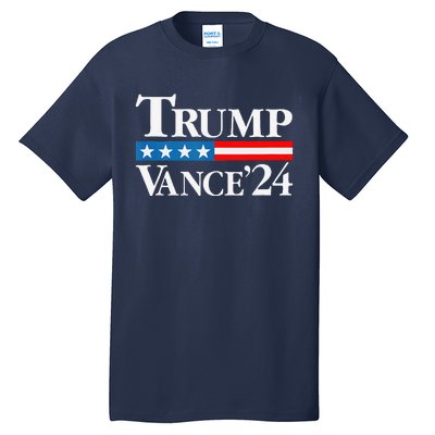 Trump Vance 2024 For President Vp Usa Election Patriotic Tall T-Shirt