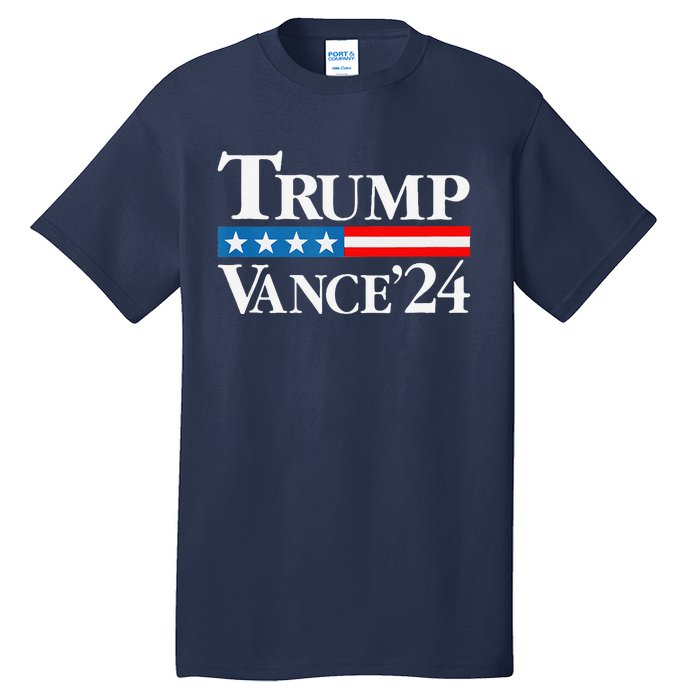 Trump Vance 2024 For President Vp Usa Election Patriotic Tall T-Shirt