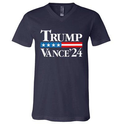 Trump Vance 2024 For President Vp Usa Election Patriotic V-Neck T-Shirt