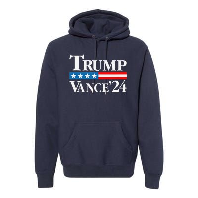 Trump Vance 2024 For President Vp Usa Election Patriotic Premium Hoodie