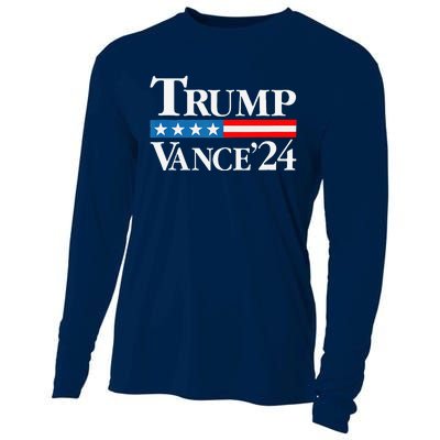 Trump Vance 2024 For President Vp Usa Election Patriotic Cooling Performance Long Sleeve Crew