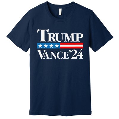 Trump Vance 2024 For President Vp Usa Election Patriotic Premium T-Shirt