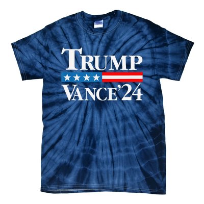 Trump Vance 2024 For President Vp Usa Election Patriotic Tie-Dye T-Shirt