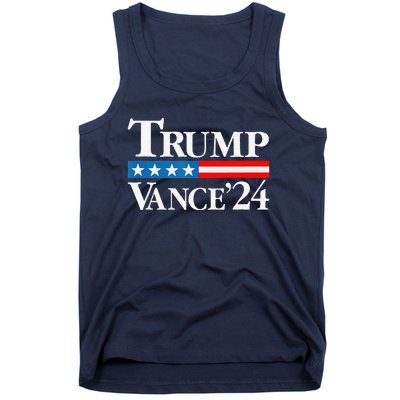 Trump Vance 2024 For President Vp Usa Election Patriotic Tank Top