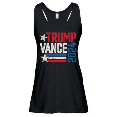 Trump Vance 2024 S Vintage Distressed Trump Vance 2024 Ladies Essential Flowy Tank