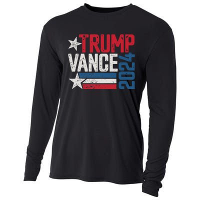 Trump Vance 2024 S Vintage Distressed Trump Vance 2024 Cooling Performance Long Sleeve Crew