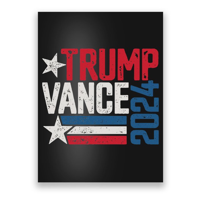 Trump Vance 2024 S Vintage Distressed Trump Vance 2024 Poster