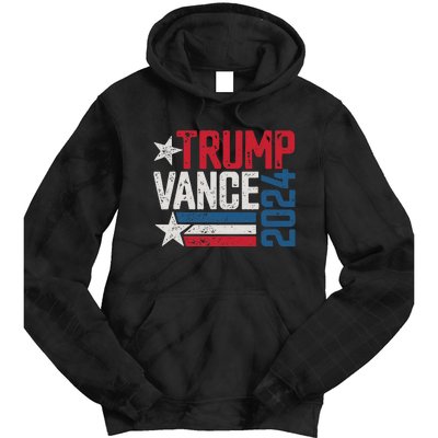 Trump Vance 2024 S Vintage Distressed Trump Vance 2024 Tie Dye Hoodie