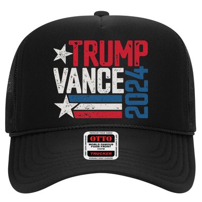 Trump Vance 2024 S Vintage Distressed Trump Vance 2024 Trucker Hat