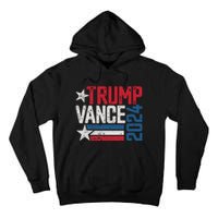 Trump Vance 2024 S Vintage Distressed Trump Vance 2024 Tall Hoodie