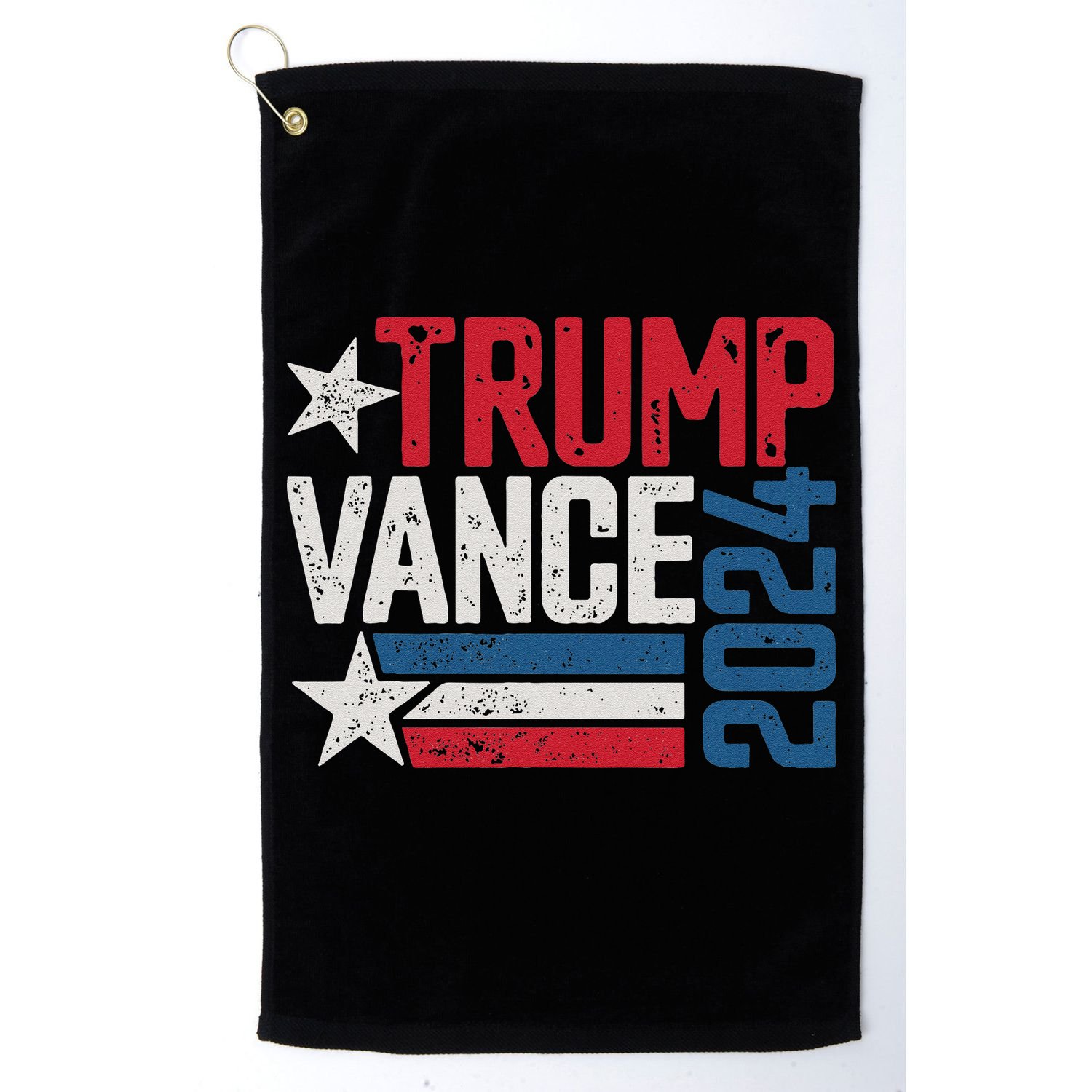 Trump Vance 2024 S Vintage Distressed Trump Vance 2024 Golf Towel